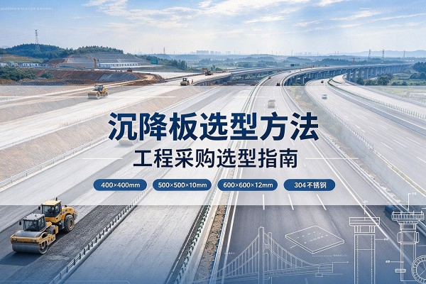 漯河沉降板选择方法