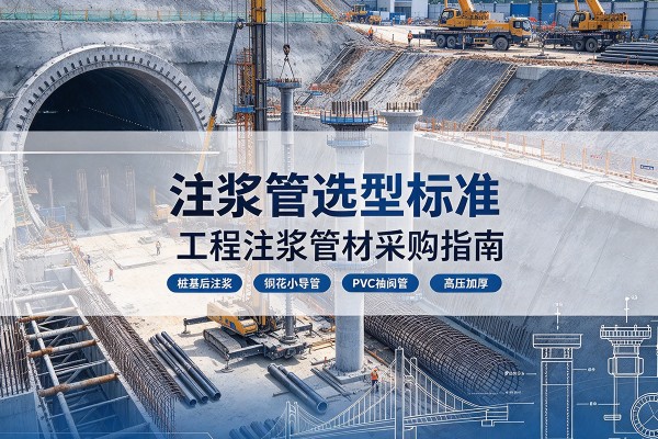 漯河注浆管选型标准