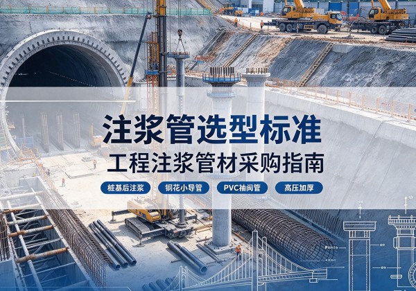 漯河注浆管选型标准